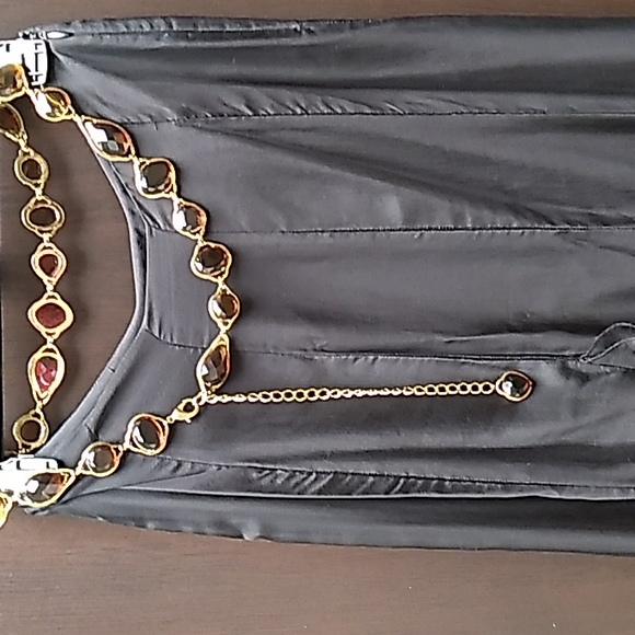 CCO | ADRIENNE VITTADINI | Black Sheer Maxi Skirt Size 0 =A-Line High Waist - Picture 15 of 15